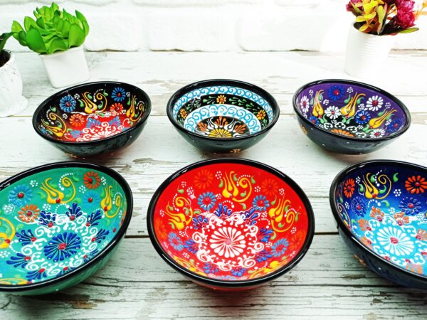 Set of 6 Handmade Ceramic Bowls