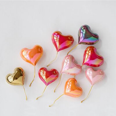 Handmade Ceramic Love Balloon Magnet