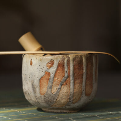 Wood-Fired Chawan Tea Bowl with Chino Glaze