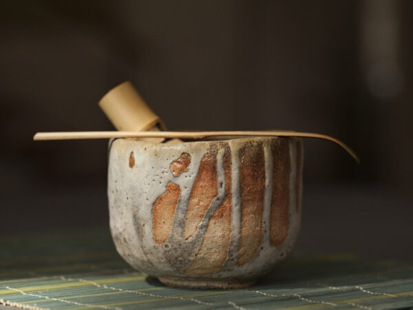 Wood-Fired Chawan Tea Bowl with Chino Glaze