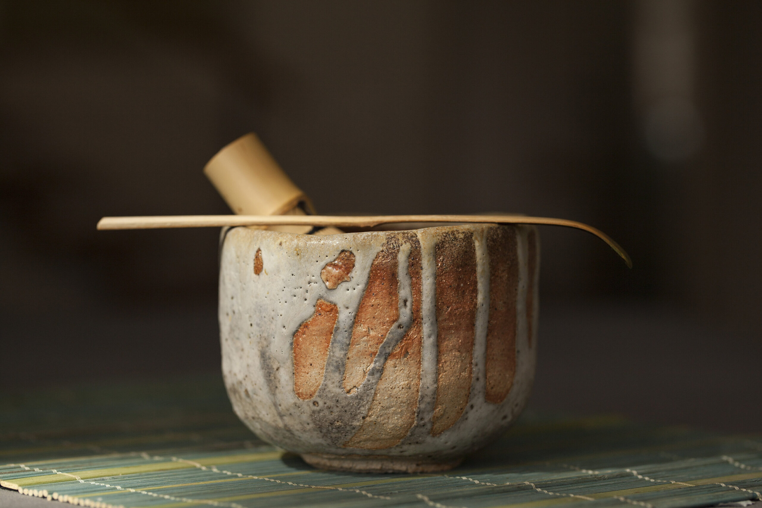 Wood-Fired Chawan Tea Bowl with Chino Glaze