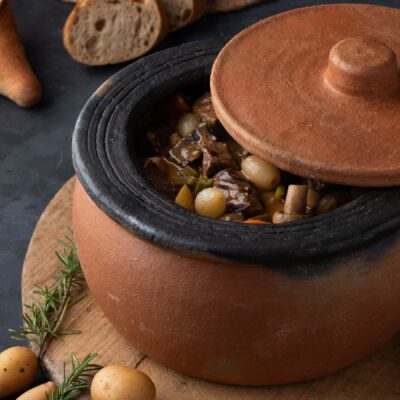 Handmade Eco-Friendly Terracotta Casserole Pot